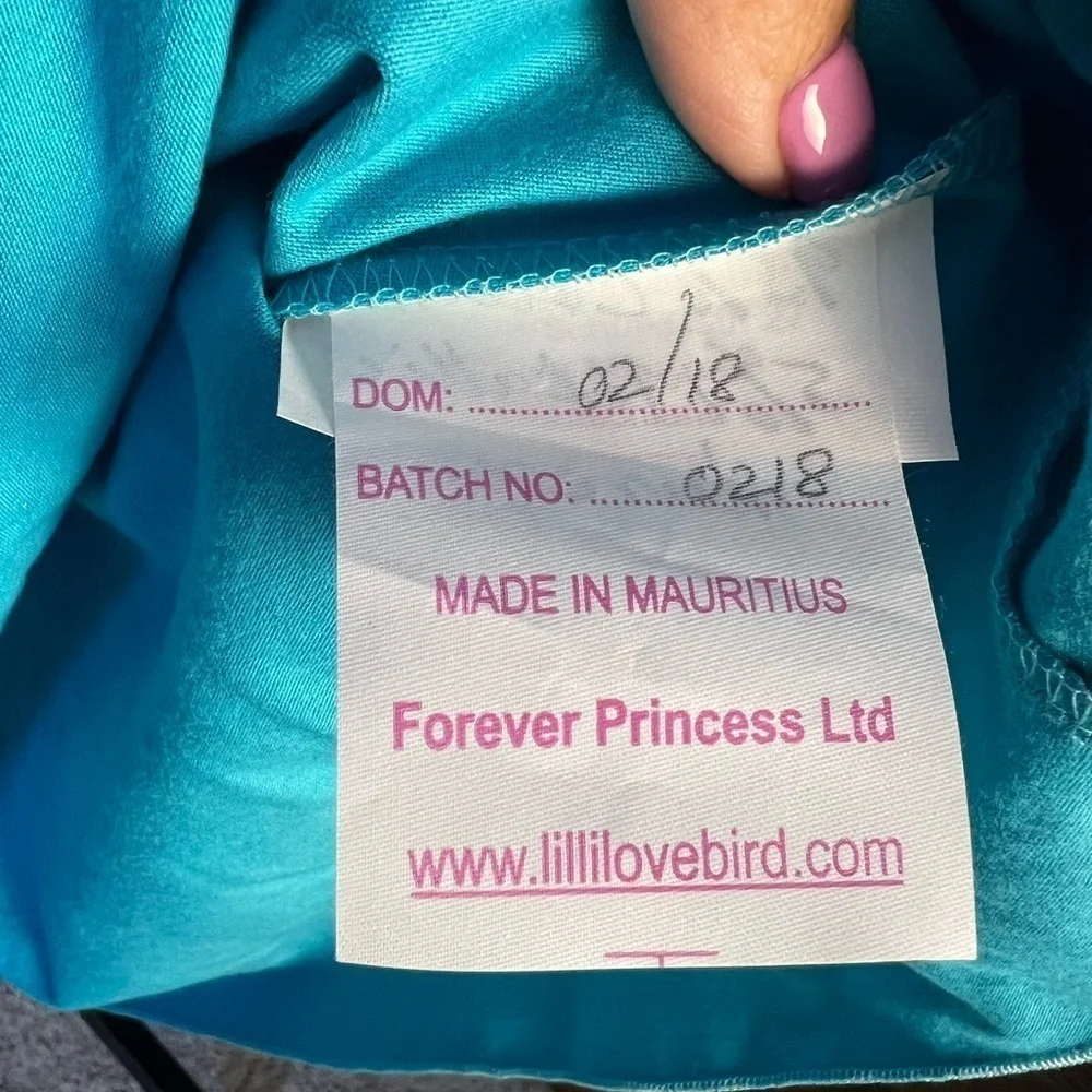 GIRLS LILLIE LOVEBIRD DRESS BEAUTIFUL BRIGHT BLUE NWT SIZE 8